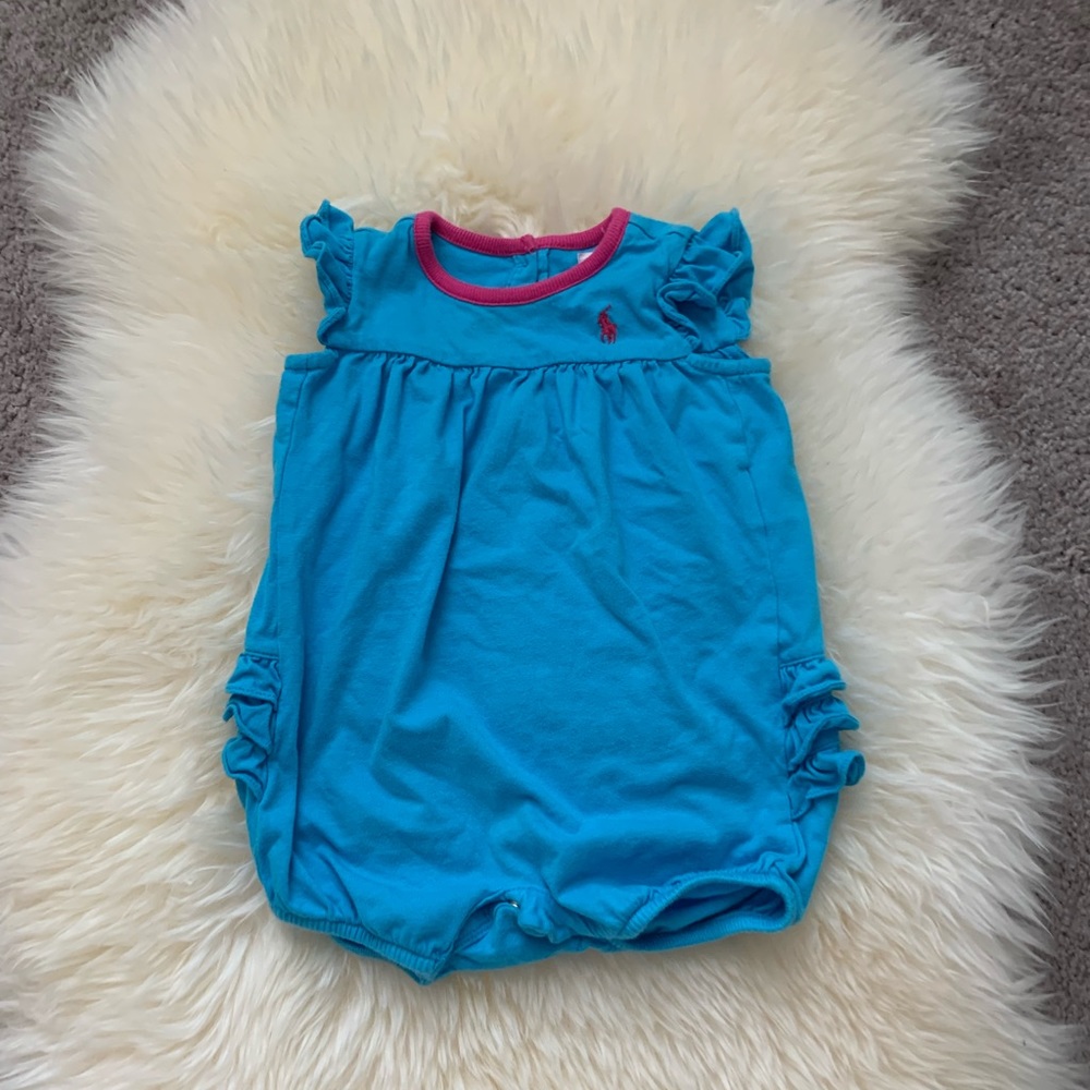 Ralph Lauren Baby Girl Romper Size 6M